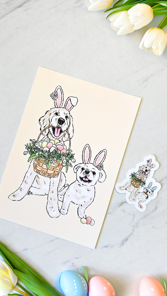 Easter Cartoon Portrait
