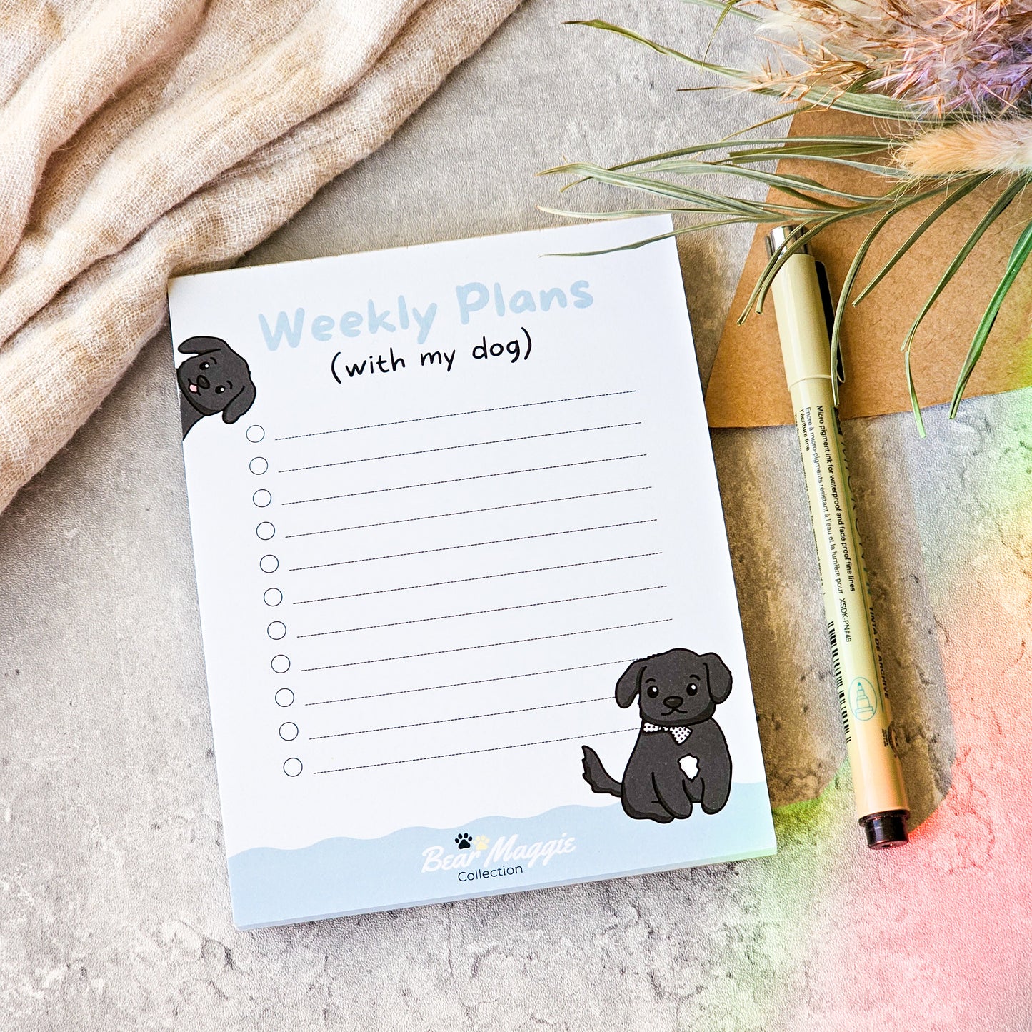 Weekly Plans with my Dog - Notepad
