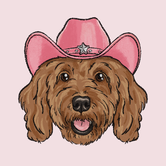 Western Crayon Face Portrait