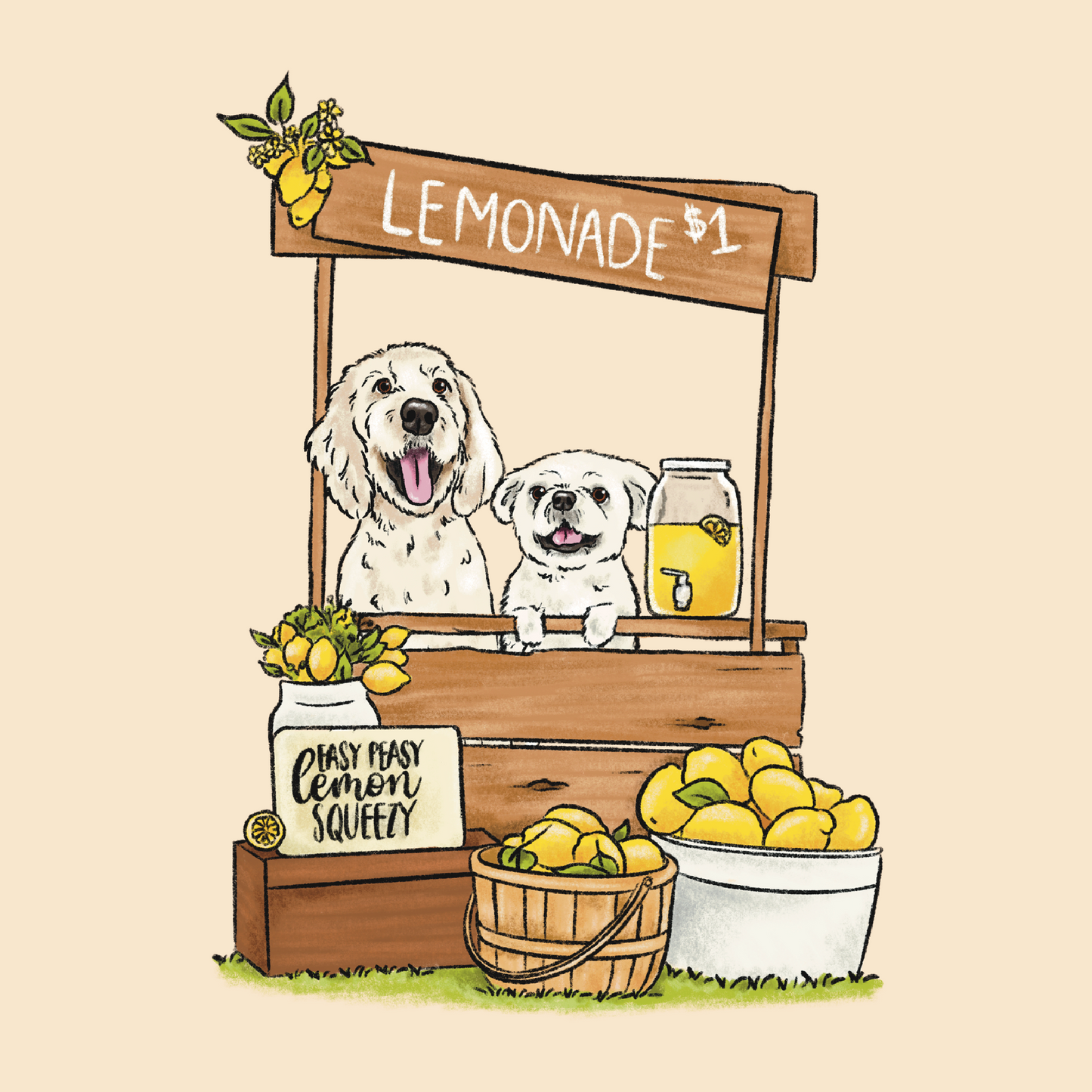 Lemonade Stand Cartoon