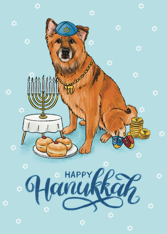 Hanukkah Cartoon Portrait