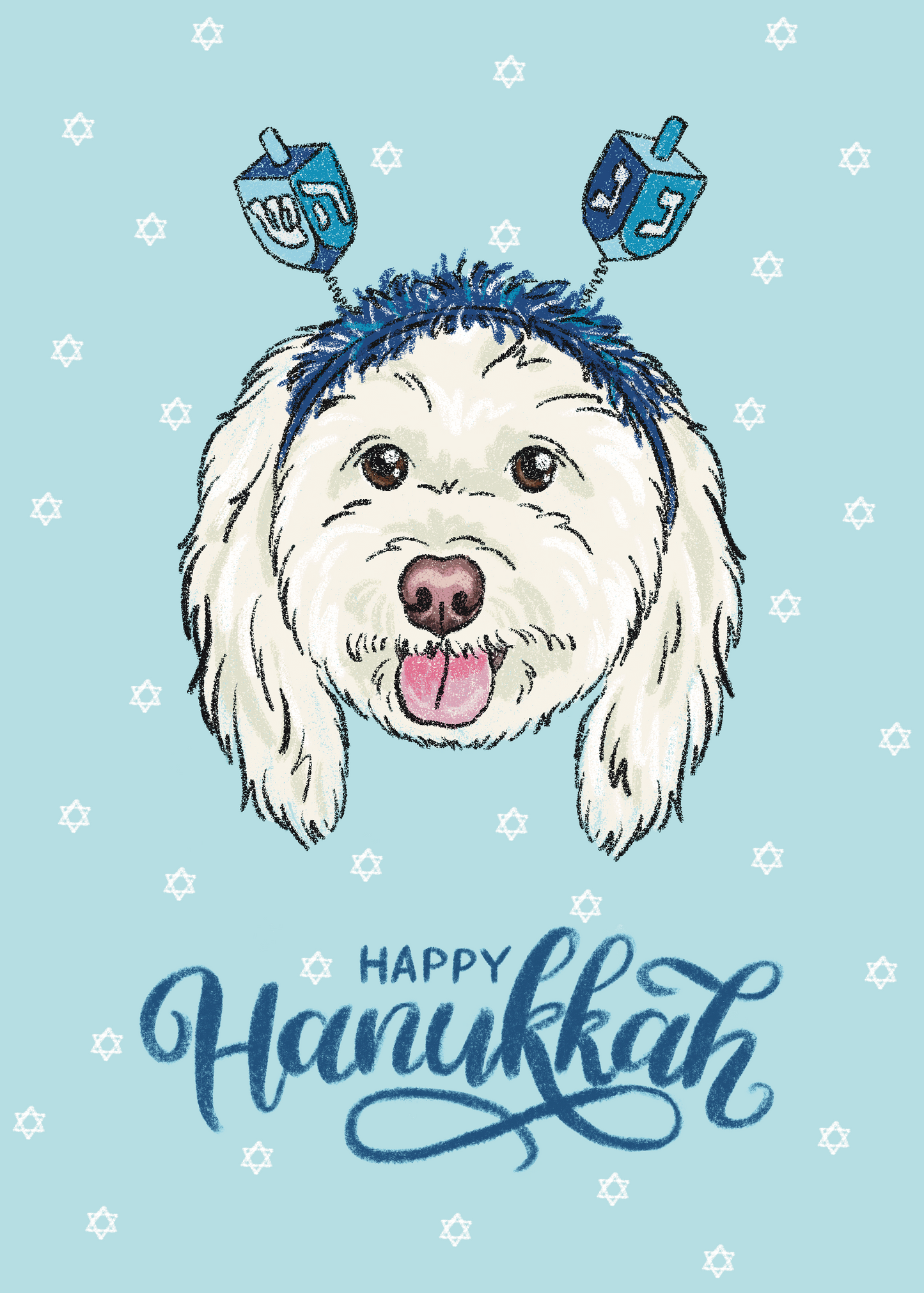 Hanukkah Dreidel Crayon