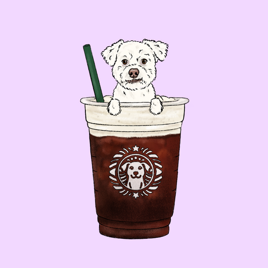 Cold Foam Coffee Cartoon