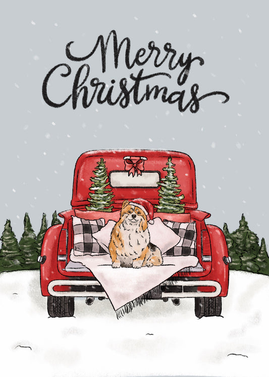 Christmas Truck Cartoon