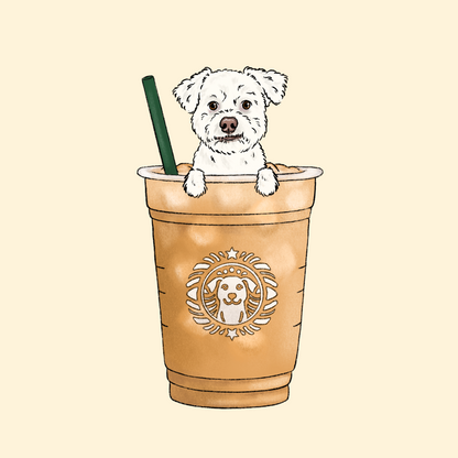 Ice Coffee Cartoon