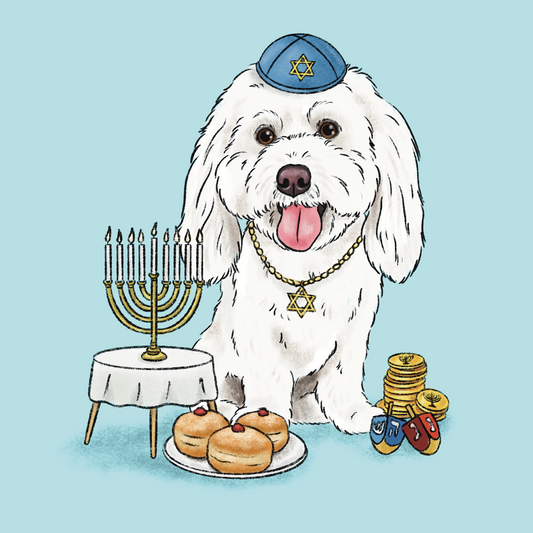 Hanukkah Cartoon Portrait