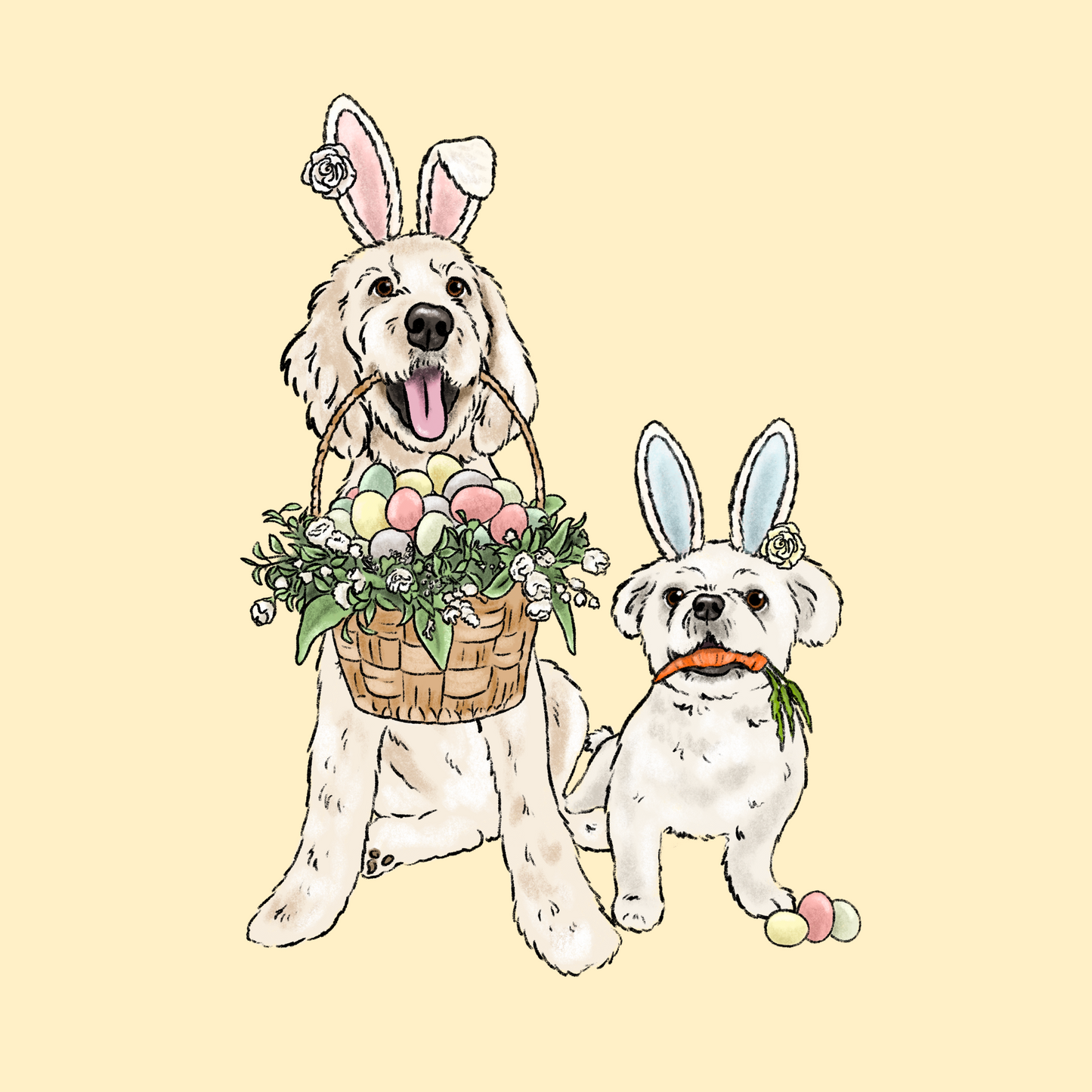 Easter Cartoon Portrait