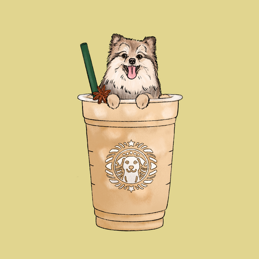 Iced Chai Latte Cartoon